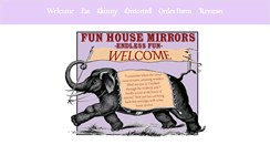 Desktop Screenshot of funhousemirrors.com